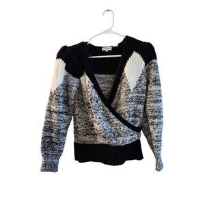 Christina's S sweater black and grey